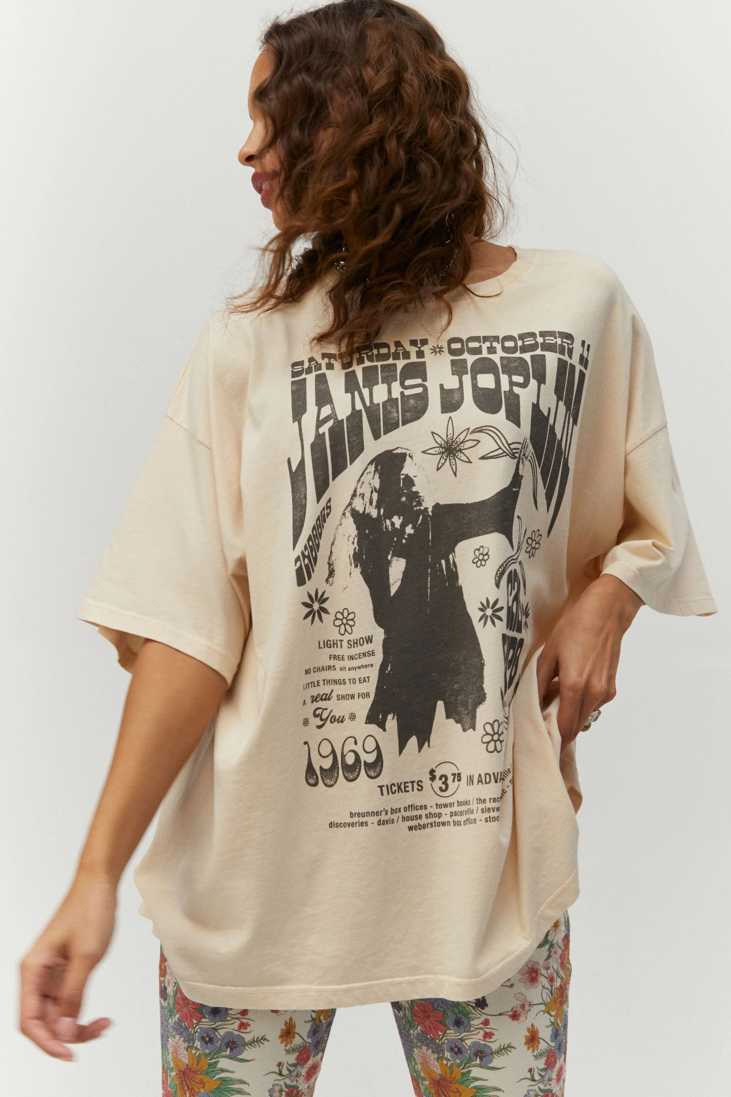 Janis Joplin Poster OS Tee | Daydreamer