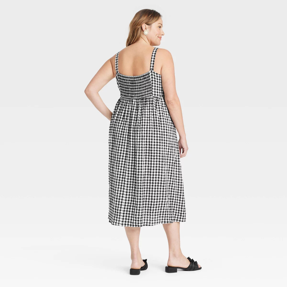 Women's Midi Empire Waist Dress - Ava & Viv™ | Target