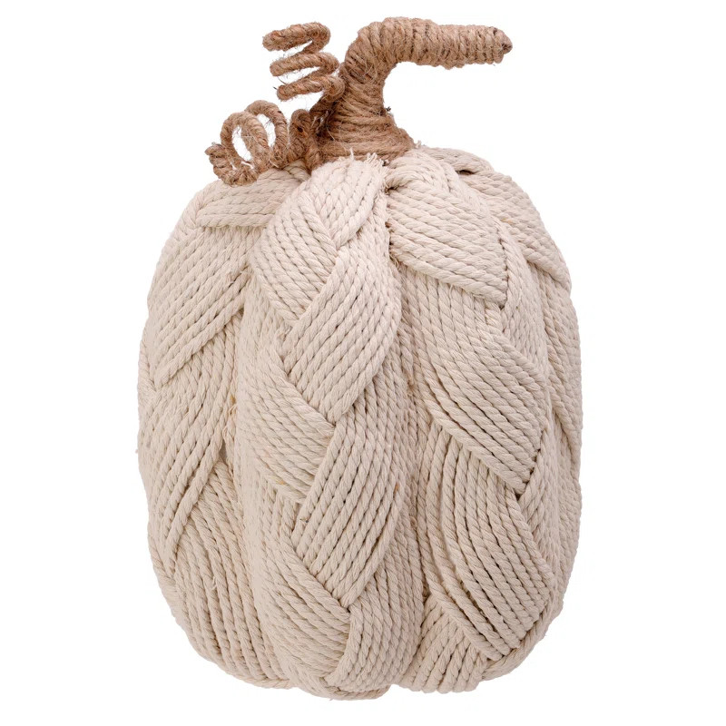10" String with Jute Woven Pumpkin | Wayfair North America