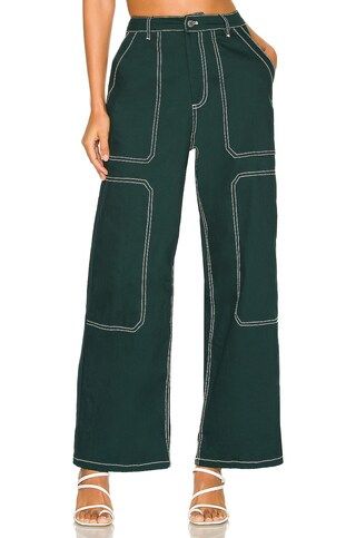 BY.DYLN Cooper Jeans in Green from Revolve.com | Revolve Clothing (Global)