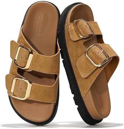 Project Cloud Sandals for Women - Trendy Sandals for Women 2026 with Adjustable Straps - Plush an... | Amazon (US)