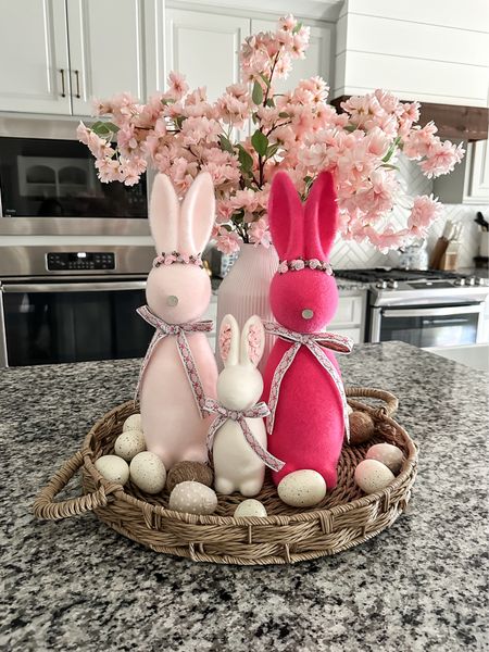 Flocked bunny tray styling spring tray style 

#LTKSpringSale #LTKhome #LTKSeasonal