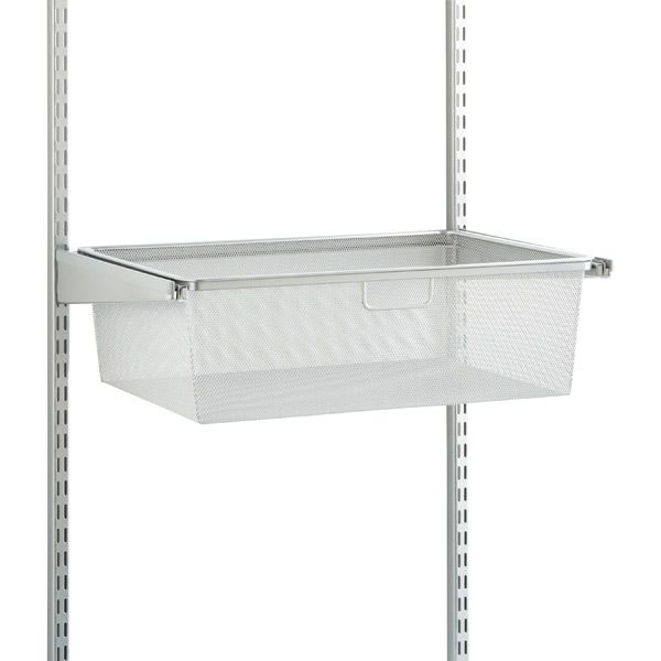 Platinum Elfa classic 2' Mesh Hanging Drawers & Frame | The Container Store
