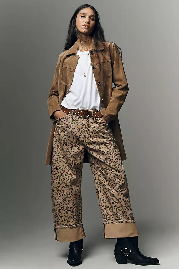 The Kayden Carpenter Bow Barrel Jeans by Pilcro | Anthropologie (US)