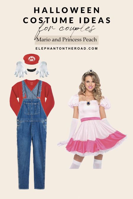 Halloween Costumes for Coupmes. Mario Bros and Princess Peach

#LTKunder50 #LTKSeasonal