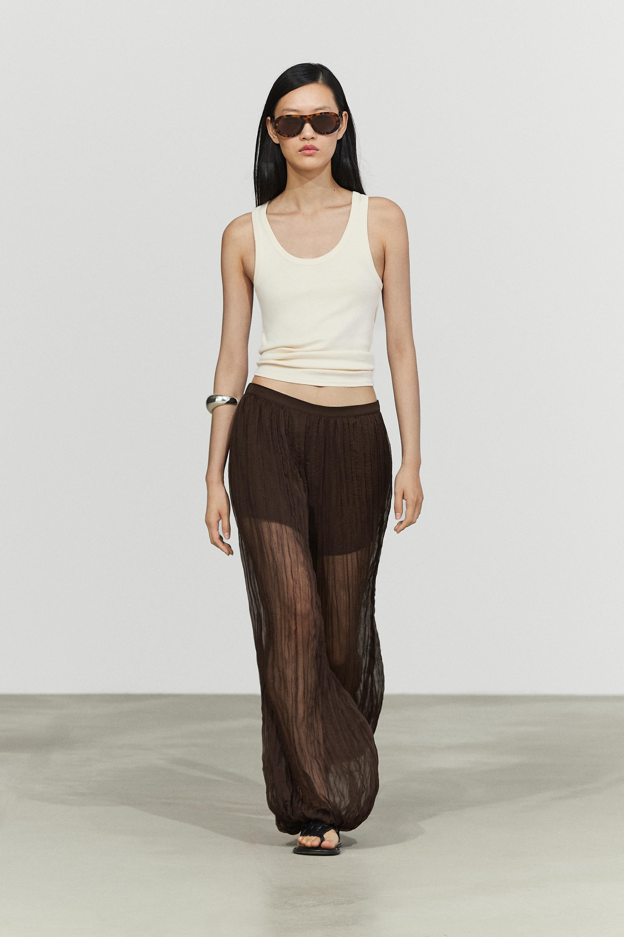 Total look flowing pants | Massimo Dutti UK