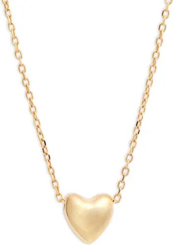 14K Gold Heart Pendant Necklace | Nordstrom