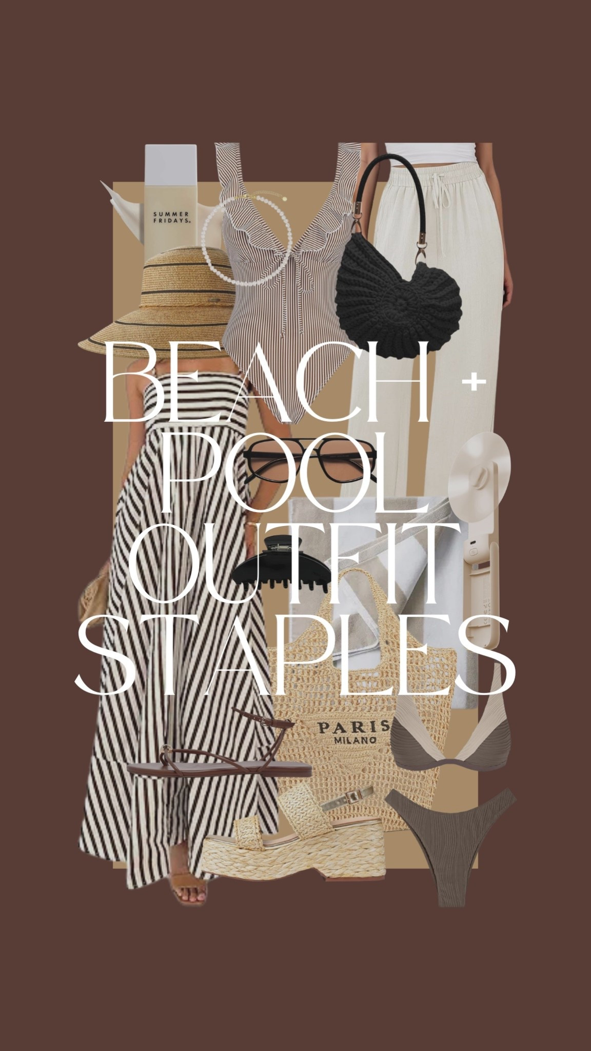 Beach and pool outfit staples I can't wait to show off this summer. Fun, stylish, and on will be worn on repeat all season! 

#LTKootd #LTKgrwm #LTKSeasonal