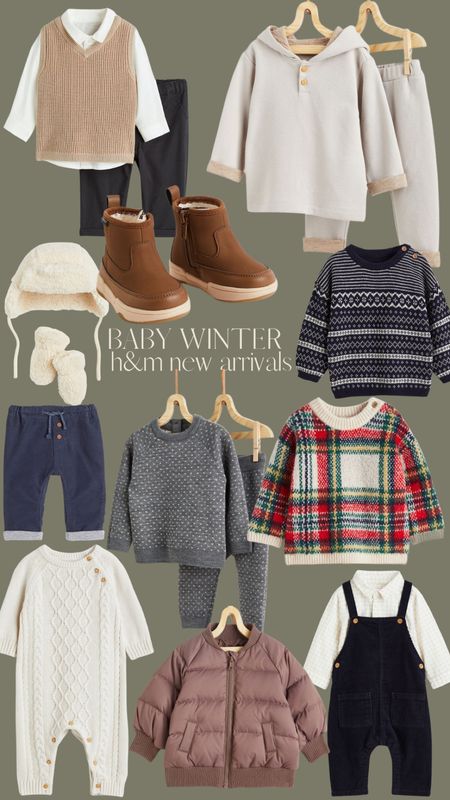 H&M baby/toddler winter new arrivals - sweaters, corduroy pants, baby outfits, toddler outfits, toddler winter boots and more

#LTKunder50 #LTKkids #LTKbaby