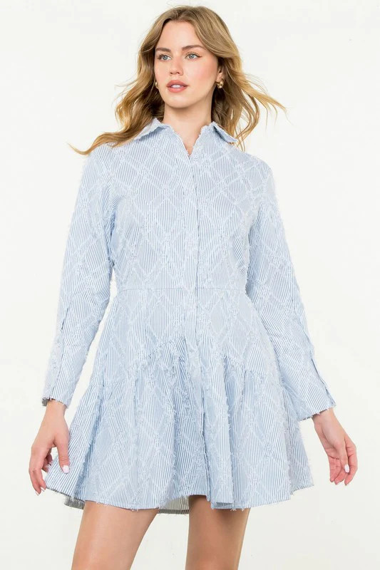 THML Spring Blues Dress Medium | The Collection TX 