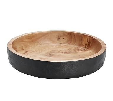 Burned Wooden Tray, Large | Pottery Barn (US)