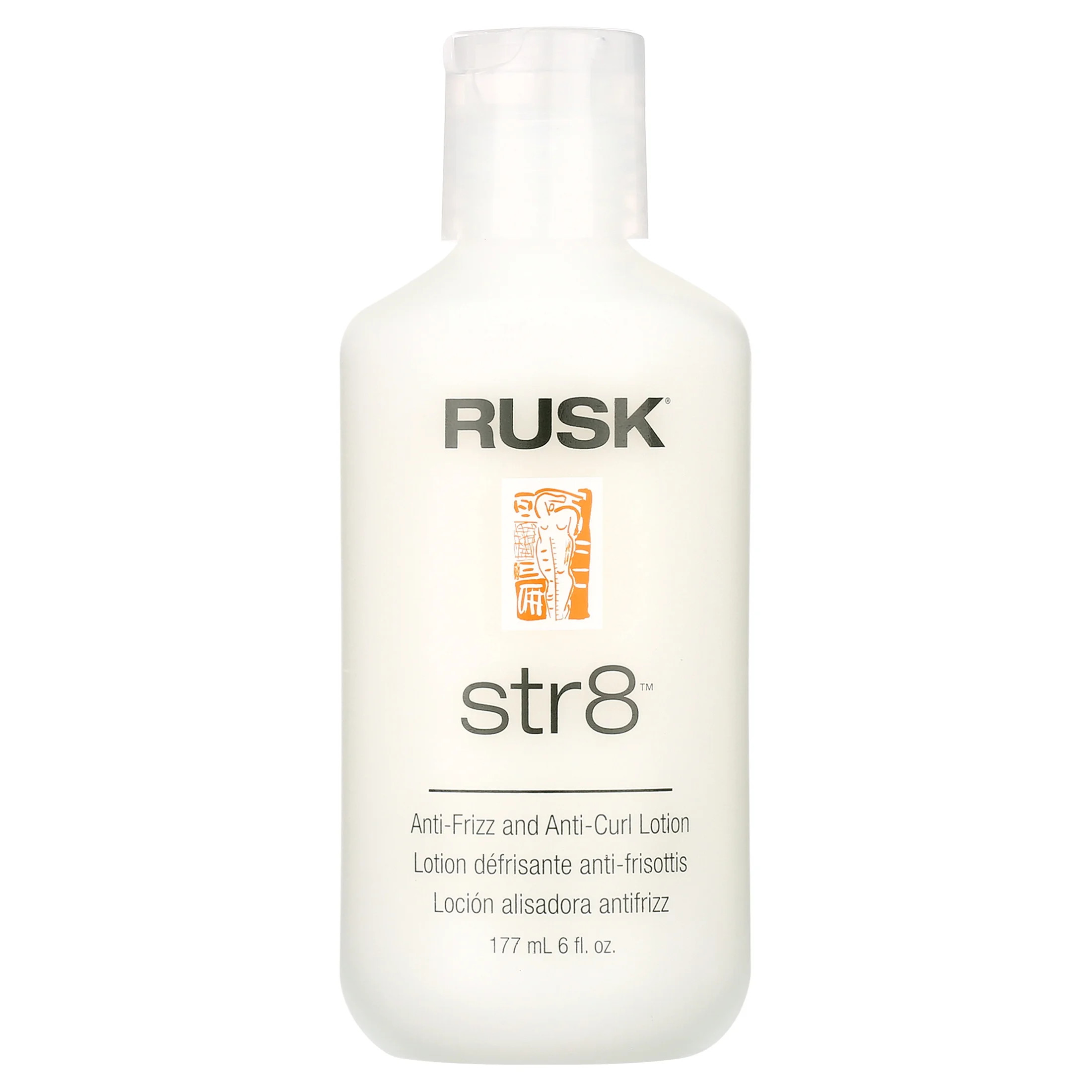 Rusk Str8 Anti-Frizz Anti-Curl Hair Lotion, 6 Oz - Walmart.com | Walmart (US)