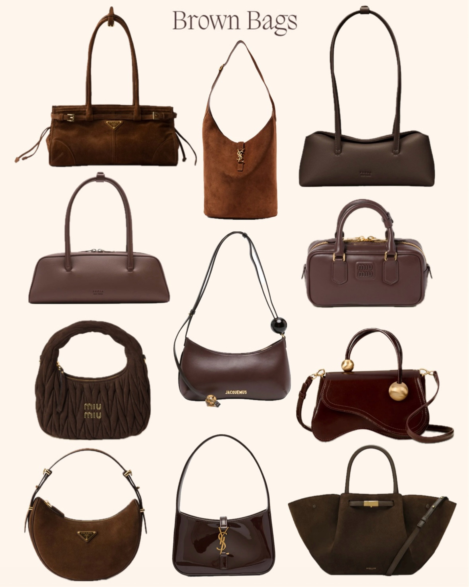 Chocolate brown bags 🤎

#LTKU #LTKitbag #LTKstyletip