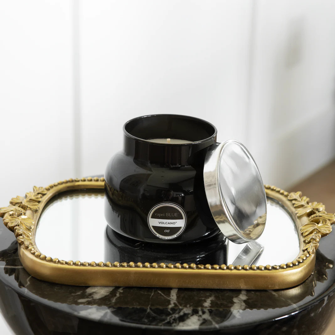 Volcano Signature Jar Candle Black | Modern Locke