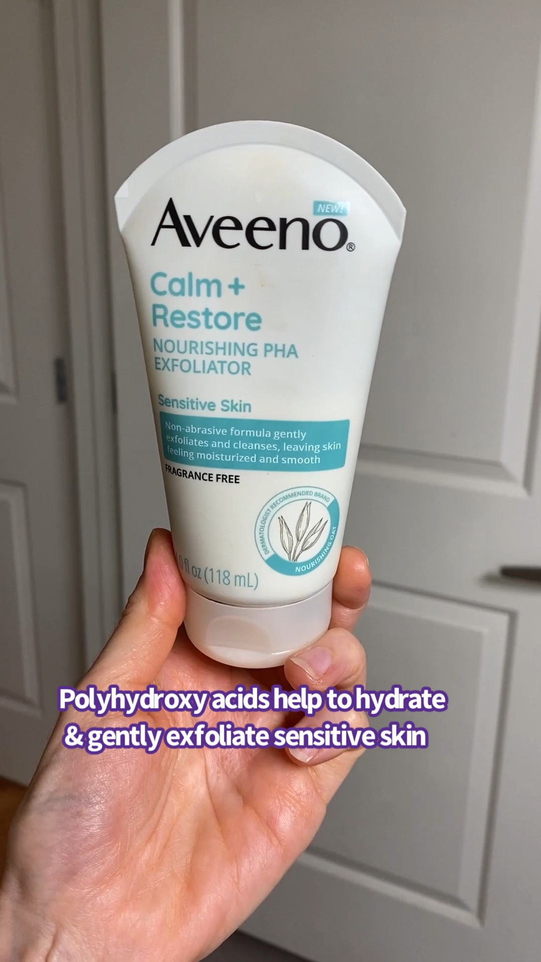 Easy morning skin care routine for sensitive skin. The Aveeno Calm & Restore Nourishing PHA exfoliator for sensitive skin helps hydrate & gently exfoliate the skin surface. Eucerin sensitive mineral face SPF 35 sunscreen for broad spectrum UV protection. This sunscreen is tinted, which may help with hyperpigmentation, and it has antioxidants that may help soothe sensitive skin & prevent breakouts. 

#LTKunder50 #LTKFind #LTKbeauty