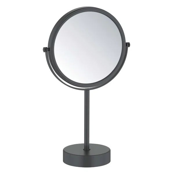 Circular Free Standing Magnifying Make Up Mirror | Wayfair North America