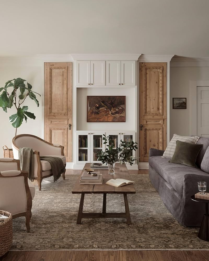 Loloi Magnolia Home by Joanna Gaines Junie Collection JUE-06 Lagoon/Natural 11'-6" x 15'-7", .38"... | Amazon (US)