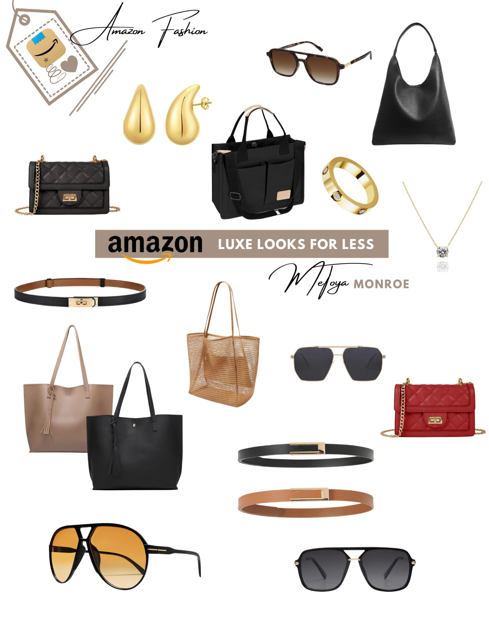 Sharing some of my fav Amazon Luxe Looks for Less items @amazon @amazonfashion #founditonamazon #ad