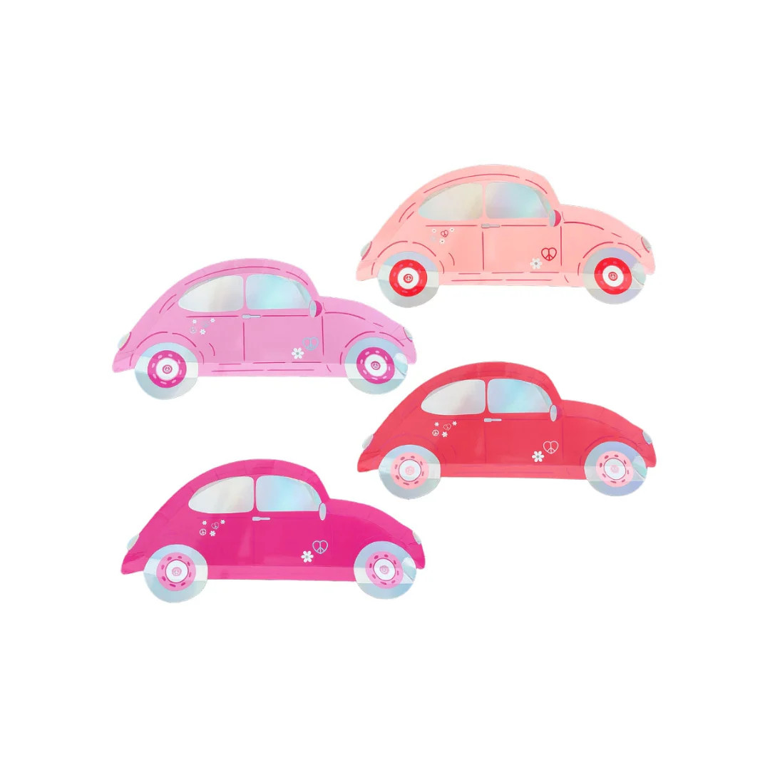 Love Bug Car Small Paper Plates | Ellie and Piper