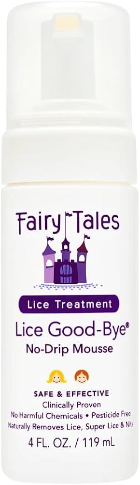 Lice Goodbye Nit Removal Kit with Comb by Fairy Tales for Kids - 4 oz Mousse | Amazon (US)