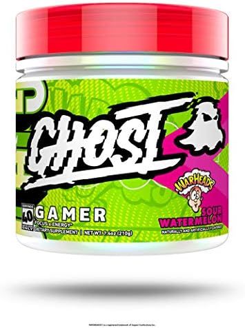 GHOST Gamer Warheads Sour Watermelon (40 Servings) Epic Energy and Focus Support Formula - Nootro... | Amazon (US)