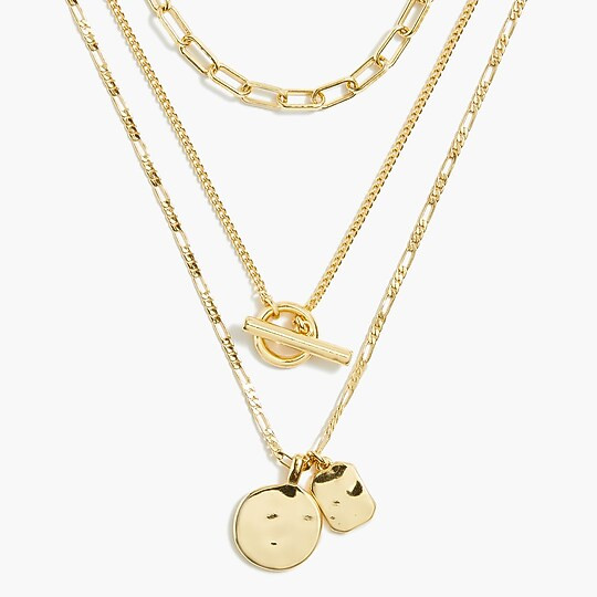 Three-layer necklace | J.Crew Factory