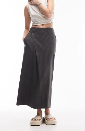 Topshop Tailored Pinstripe Maxi Skirt | Nordstrom | Nordstrom