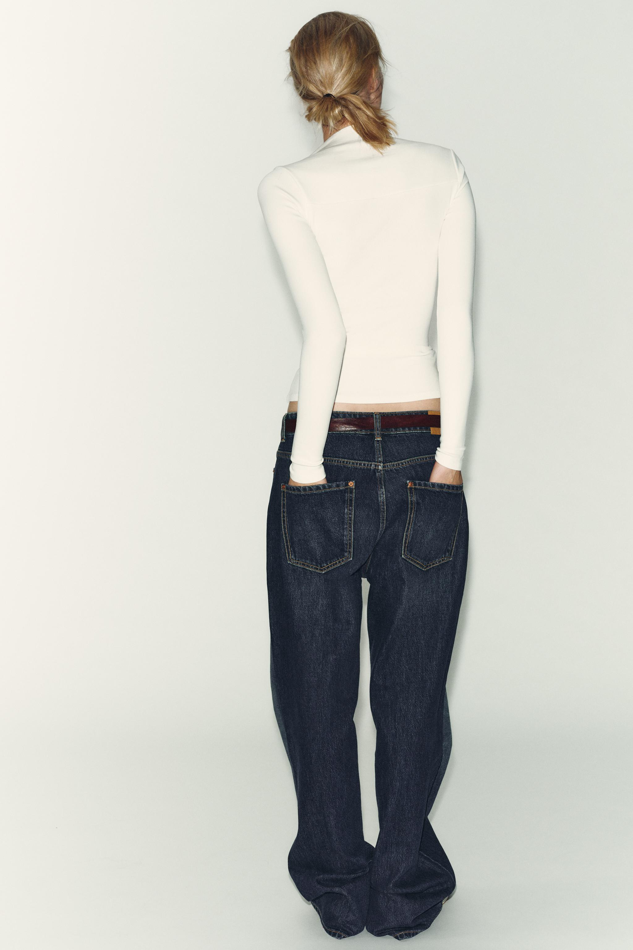 RIBBED LONG SLEEVE T-SHIRT | Zara UK