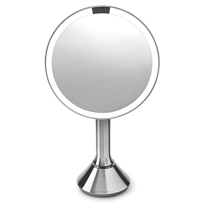 simplehuman 8&rdquo; Sensor Mirror with Touch-Control Brightness | Bed Bath & Beyond | Bed Bath & Beyond