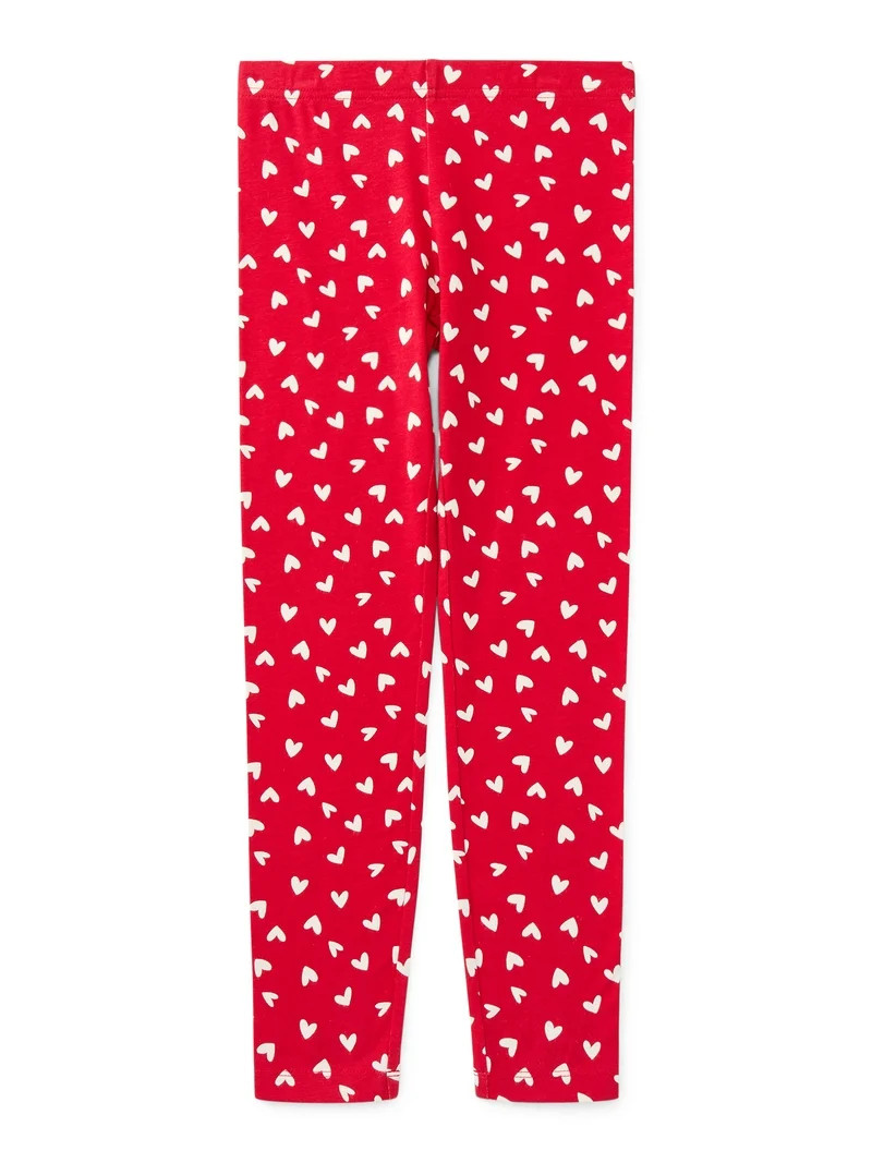 Way To Celebrate Girls Valentine's Day Leggings, Sizes 4-18 | Walmart (US)