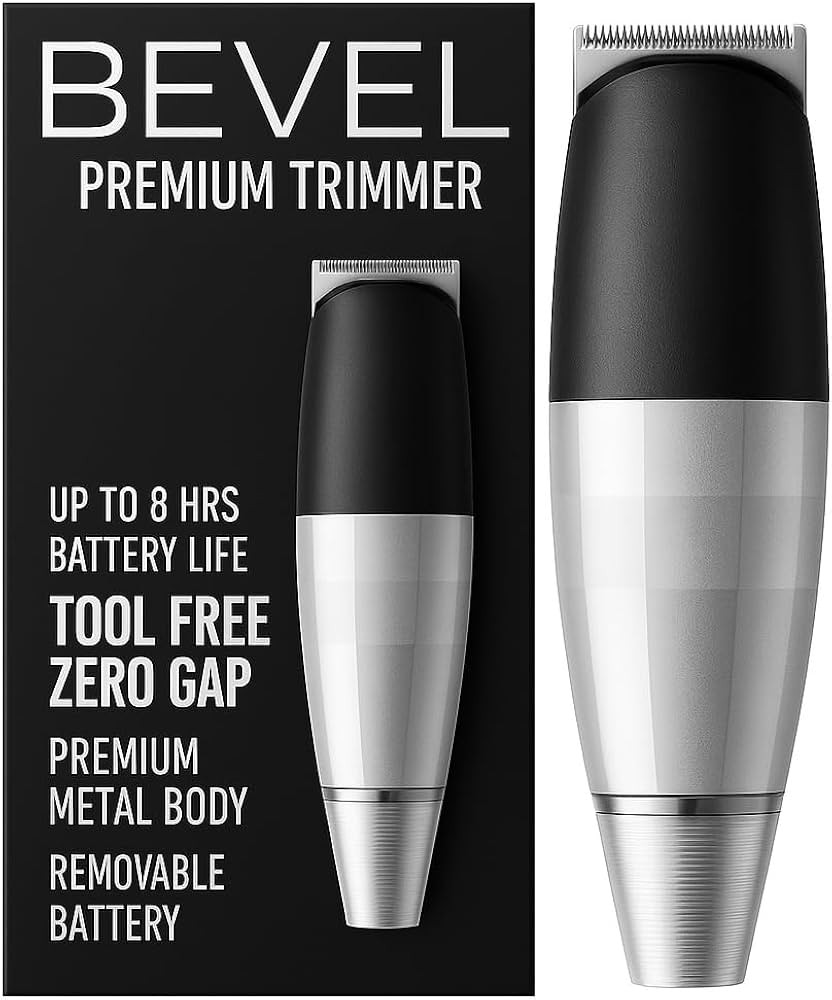Bevel Beard Trimmer for Men - Cordless Trimmer, 6 Hour Rechargeable Battery Life, Tool Free Adjus... | Amazon (US)