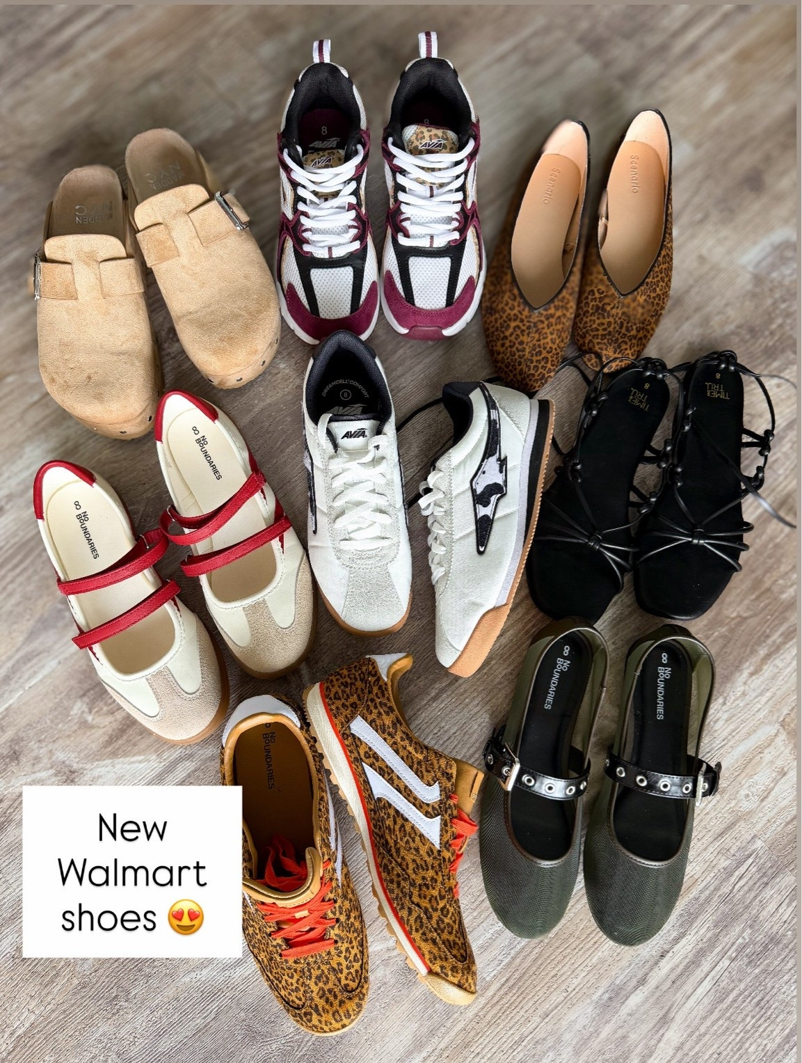 The new Walmart shoe arrivals are seriously one of the best drops I’ve seen lately! 🤎 From comfy everyday sneakers and trendy Mary Janes to leopard flats, clogs, and chic sandals, there are so many styles that look designer-inspired without the designer price tag.

Whether you’re putting together early fall outfits, updating your everyday wardrobe, or looking for comfortable shoes you’ll actually wear on repeat, Walmart has so many affordable options this season. These styles pair perfectly with jeans, dresses, matching sets, and all your favorite fall looks!

Which pair is your favorite? 😍

#WalmartFashion #WalmartShoes #WalmartFinds #WalmartStyle #NewArrivals #ShoeFinds #AffordableFashion #AffordableShoes #FallShoes #EarlyFallStyle #FallFashion #SneakerStyle #MaryJaneShoes #LeopardPrint #Clogs #Flats #EverydayStyle #OOTD #FashionFinds #StyleInspiration #BudgetFashion #CasualStyle #ComfortStyle #TrendingShoes #FallWardrobe

#LTKootd