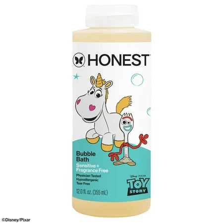 The Honest Company Disney Pixar's Toy Story Bubble Bath, Fragrance Free, Baby & Kid Friendly, 12 oz | Walmart (US)