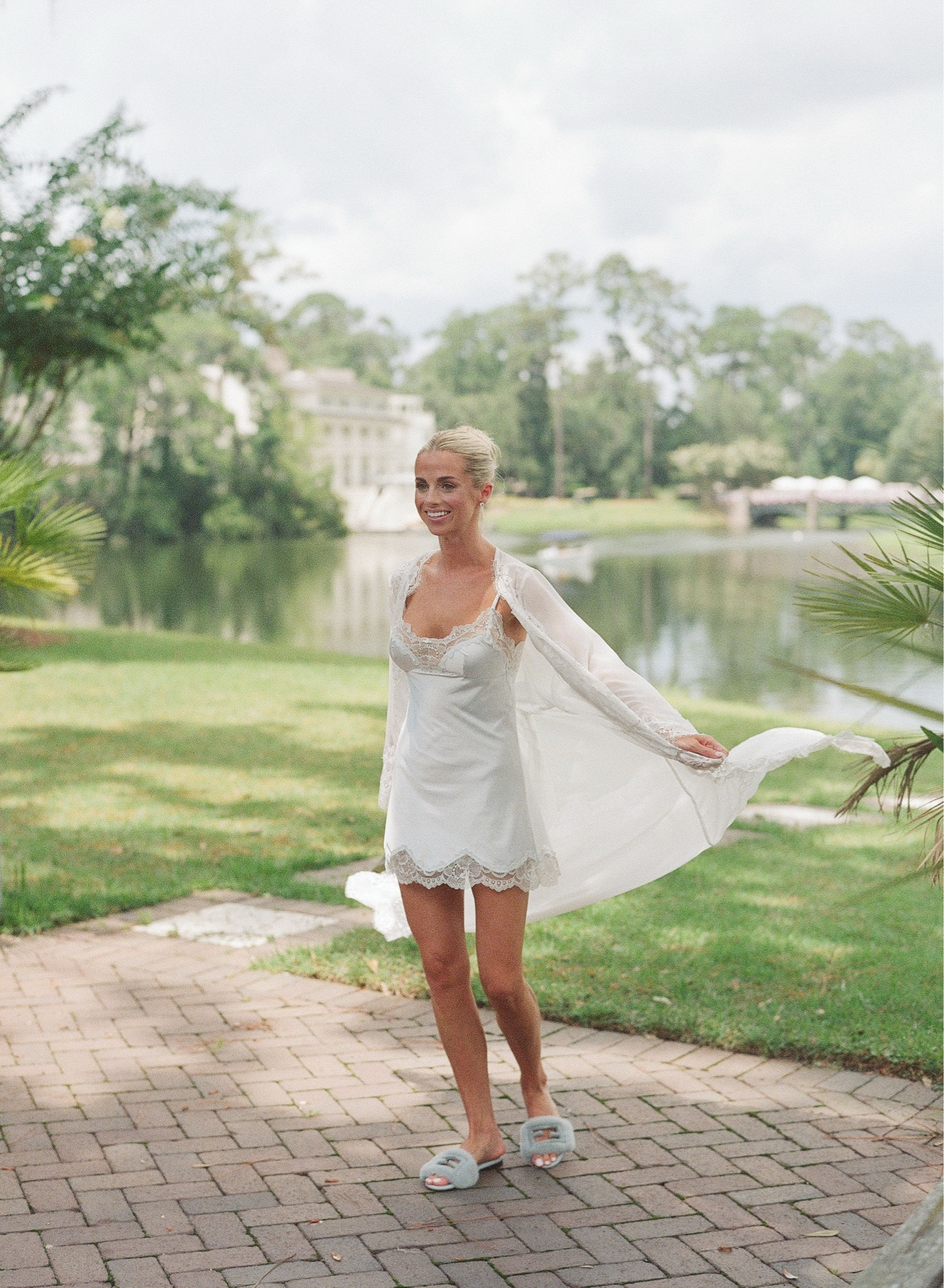 Blue getting ready outfit for the bride inspo 🩵

#LTKWedding