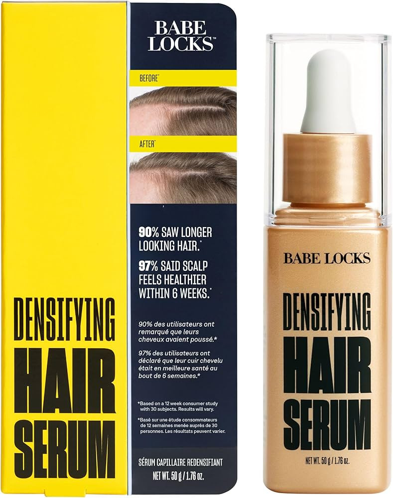 Babe Original Locks Densifying Hair Serum for Men and Women, Promotes Thickness in Thinning Hair ... | Amazon (US)
