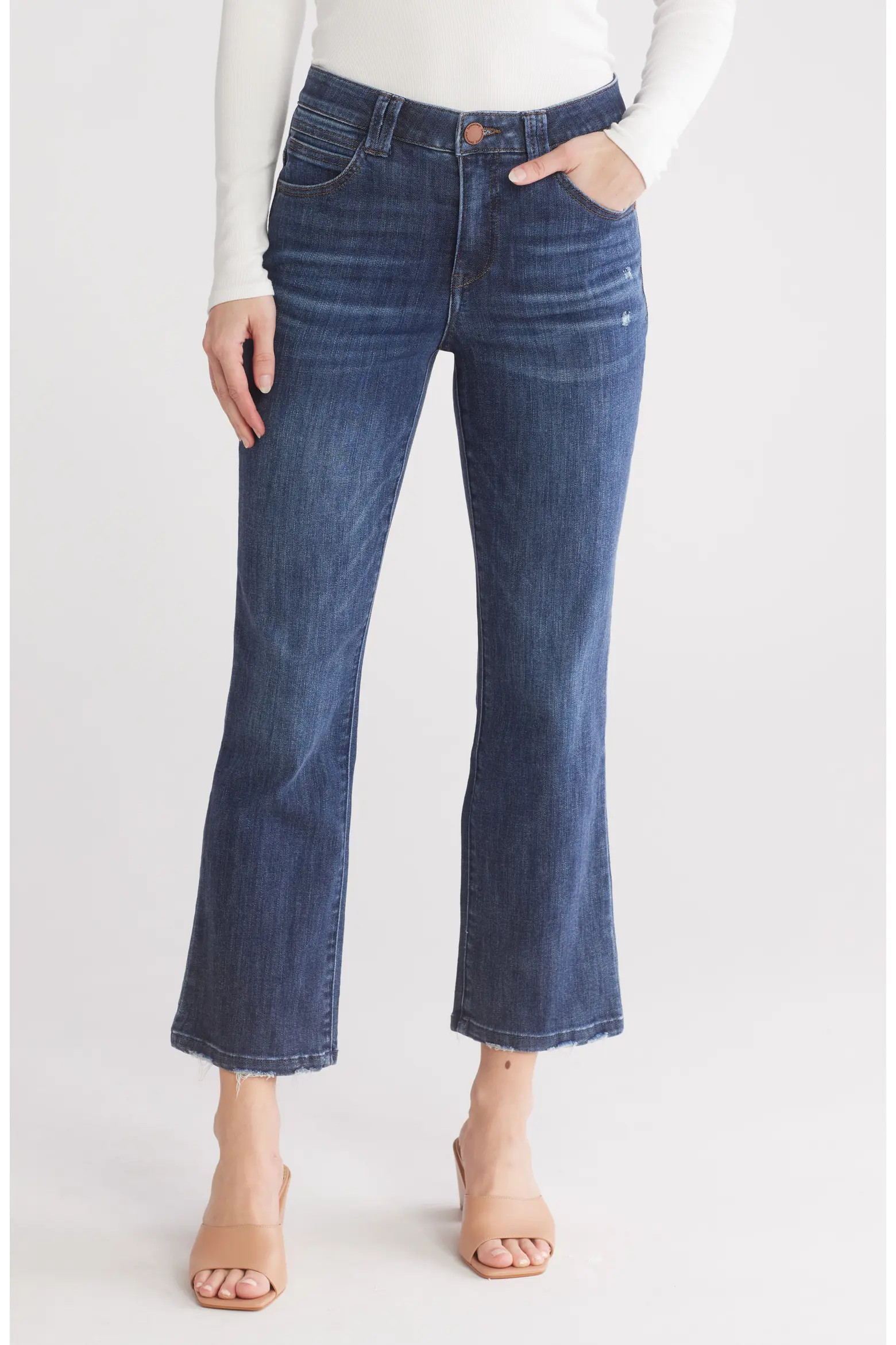 Crop Itty Bitty Flare Jeans (Women) | Nordstromrack | Nordstrom Rack
