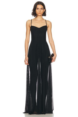 Norma Kamali KLEID in Schwarz - Black. Size XL (also in S). | FWRD 