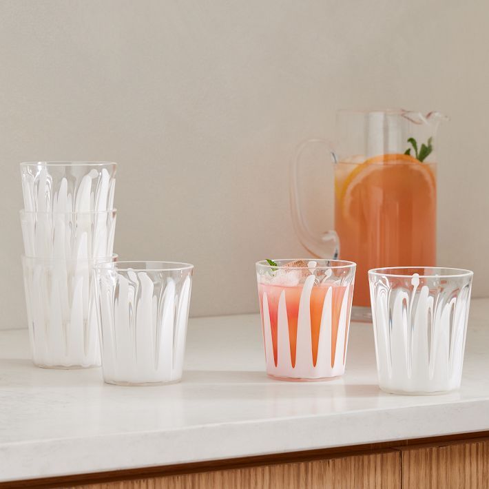 Cabana Acrylic Drinking Glasses (Set of 6) | West Elm (US)