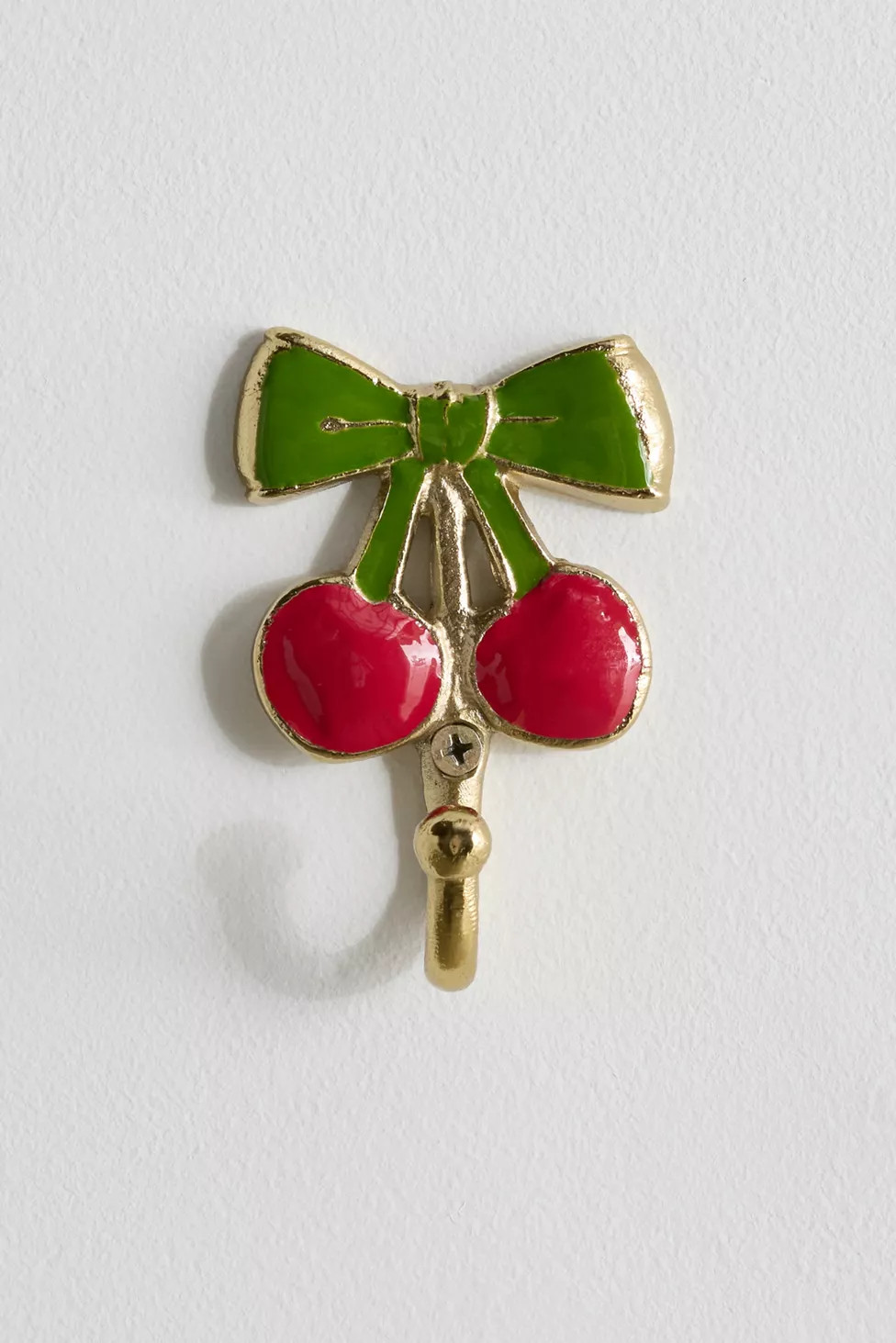Cherry Bows Metal Wall Hook | Urban Outfitters (US and RoW)