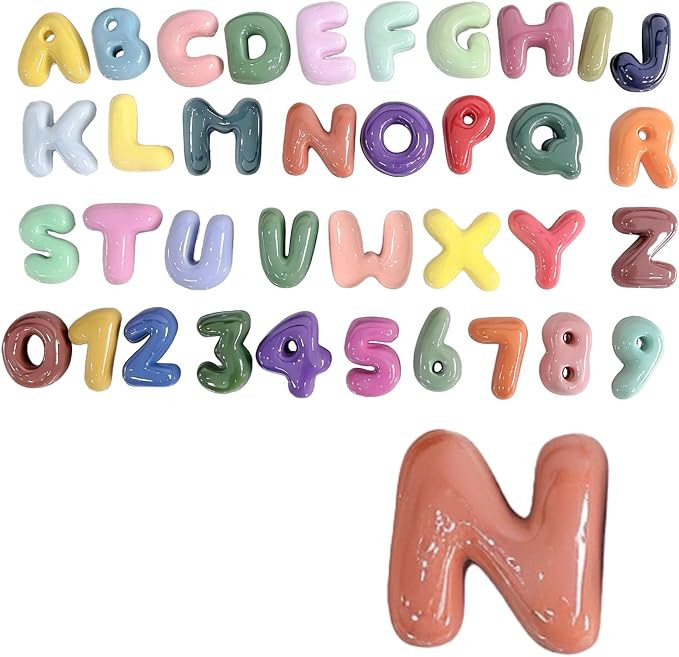 4 Inch Gypsum Letter or Number for Wall Decor, Single Alphabet or Digit for Home Decor Party Deco... | Amazon (US)