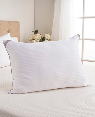 500-thread-count 100% Cotton Cover Back/Stomach Sleeper Pillow, King | Macy's