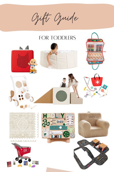 Gift guide for toddlers

Christmas gift guide, block playset, anywhere chair, toddler chair, ball pit, gathre, activity walker, play mat, house of noa, tonies, coco melon, busy board, wooden car track, toddler gifts, target toy shopping cart, doctor play set

#LTKkids #LTKGiftGuide #LTKHoliday