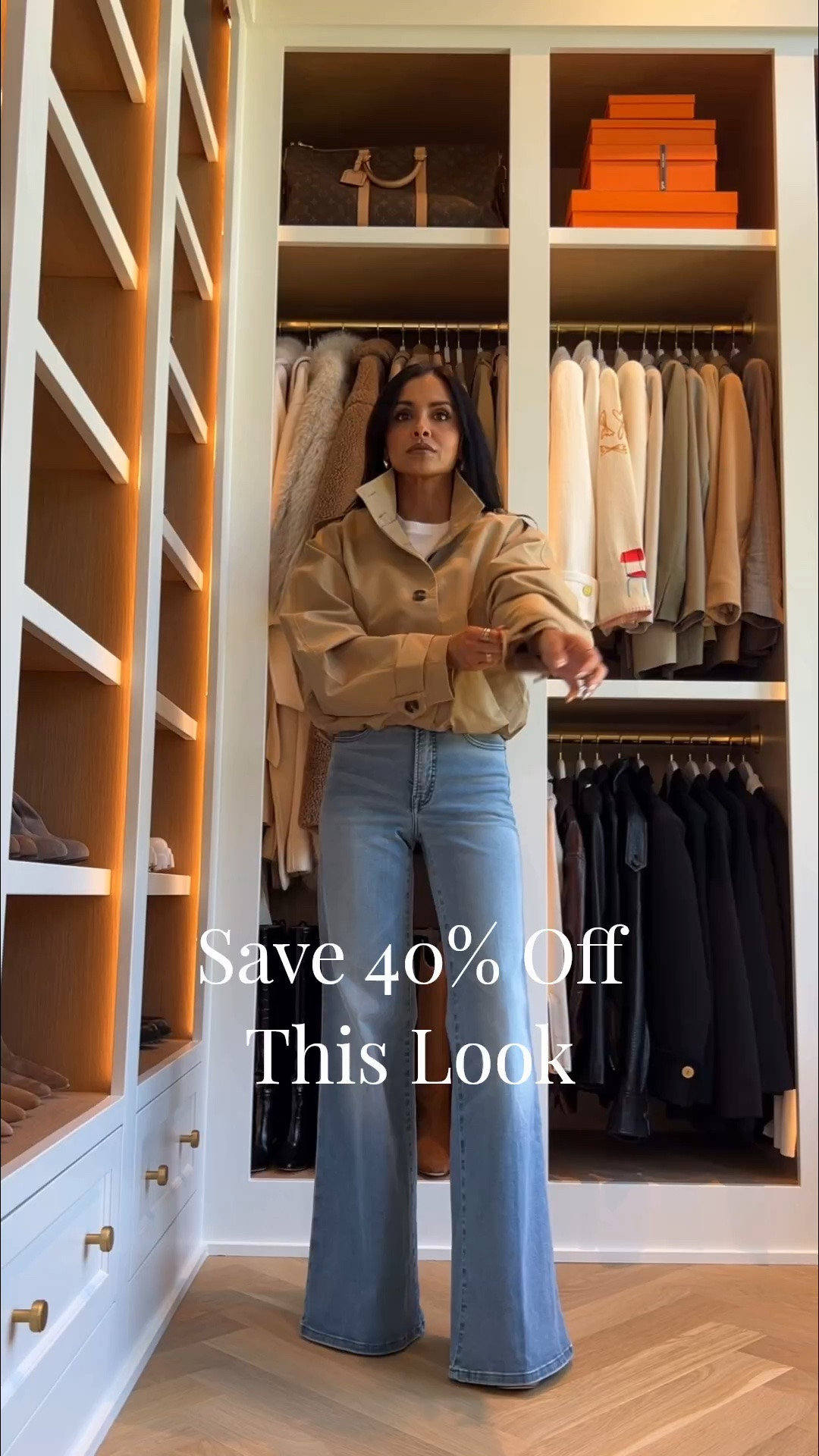 Fall outfit ideas
Steve Madden jacket on sale
Good American wide leg jeans