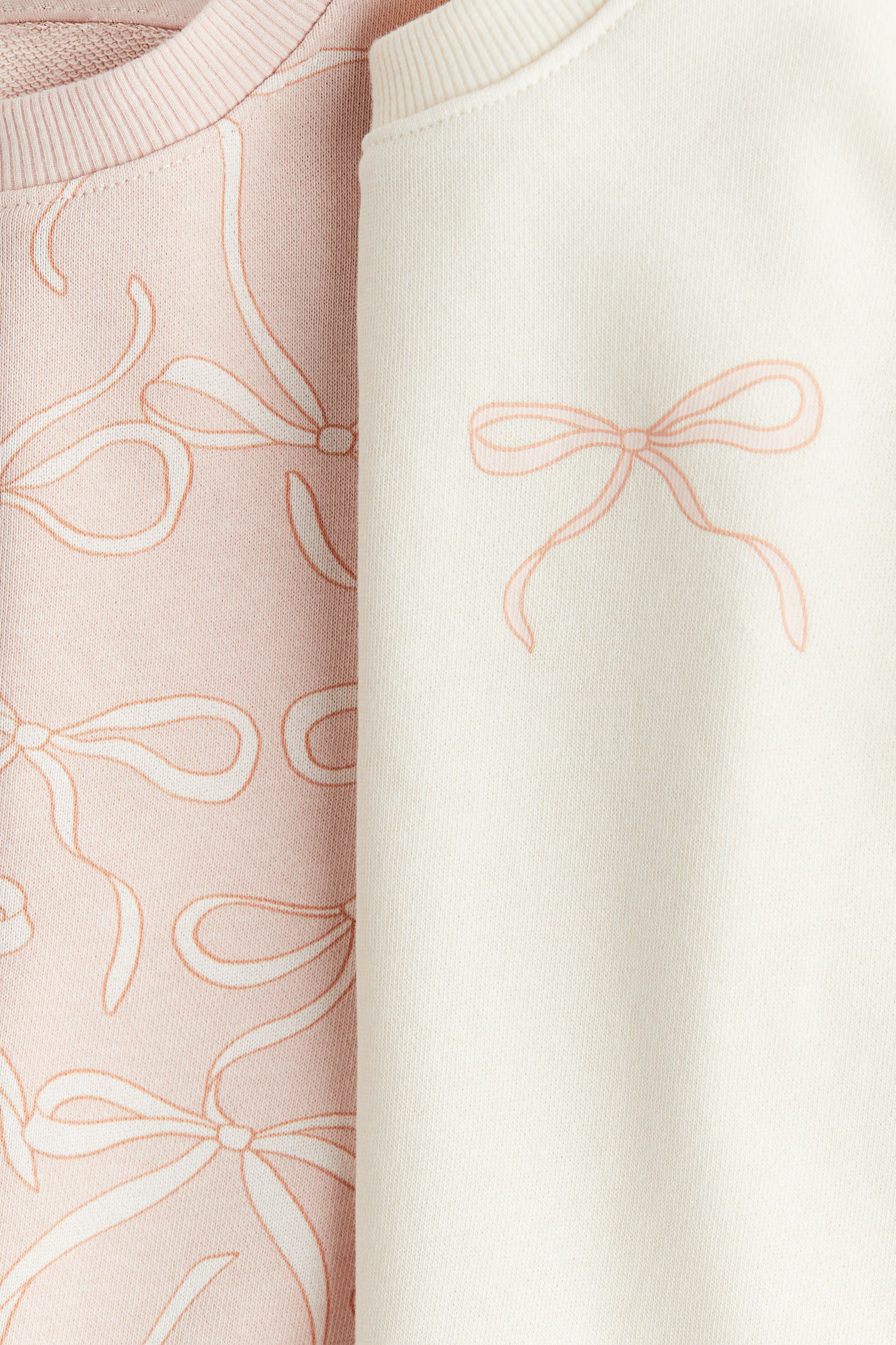 2-Pack Ruffle-Trimmed Sweatshirts | H&M (US + CA)