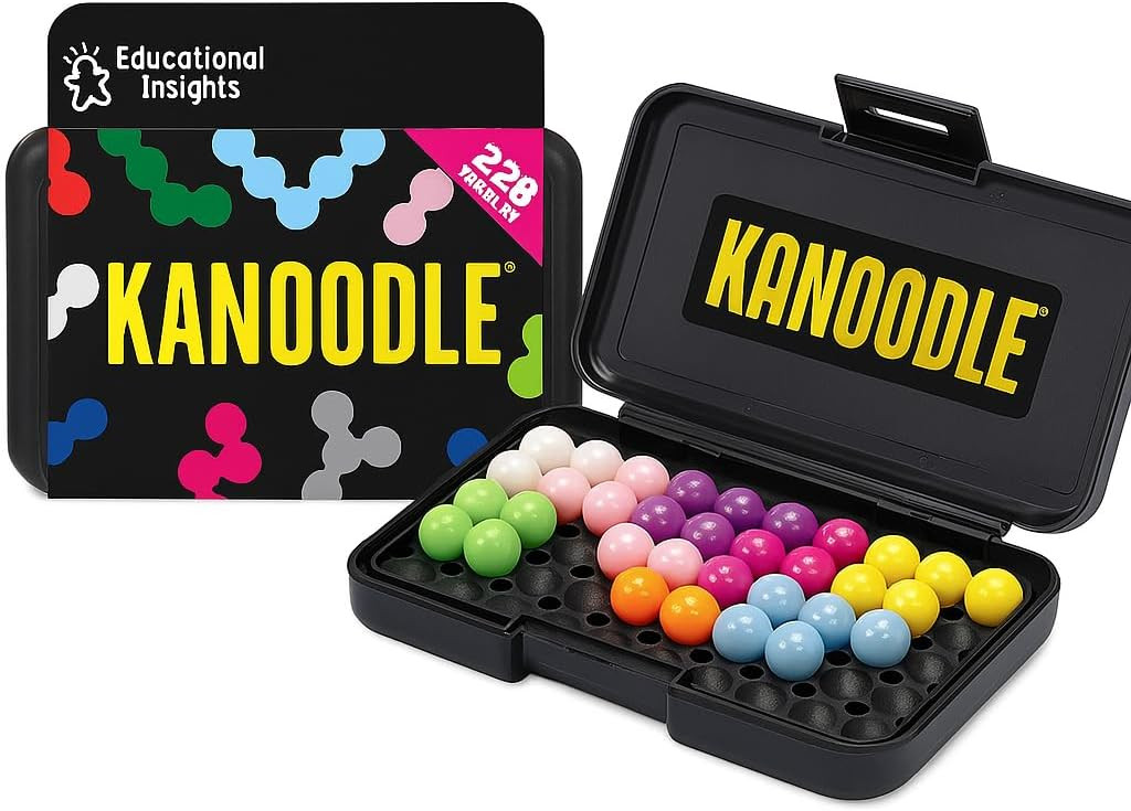 Educational Insights Kanoodle 3D Brain Teaser Puzzle Game, Featuring 200 Challenges, Gift for Ages 7+ | Amazon (US)