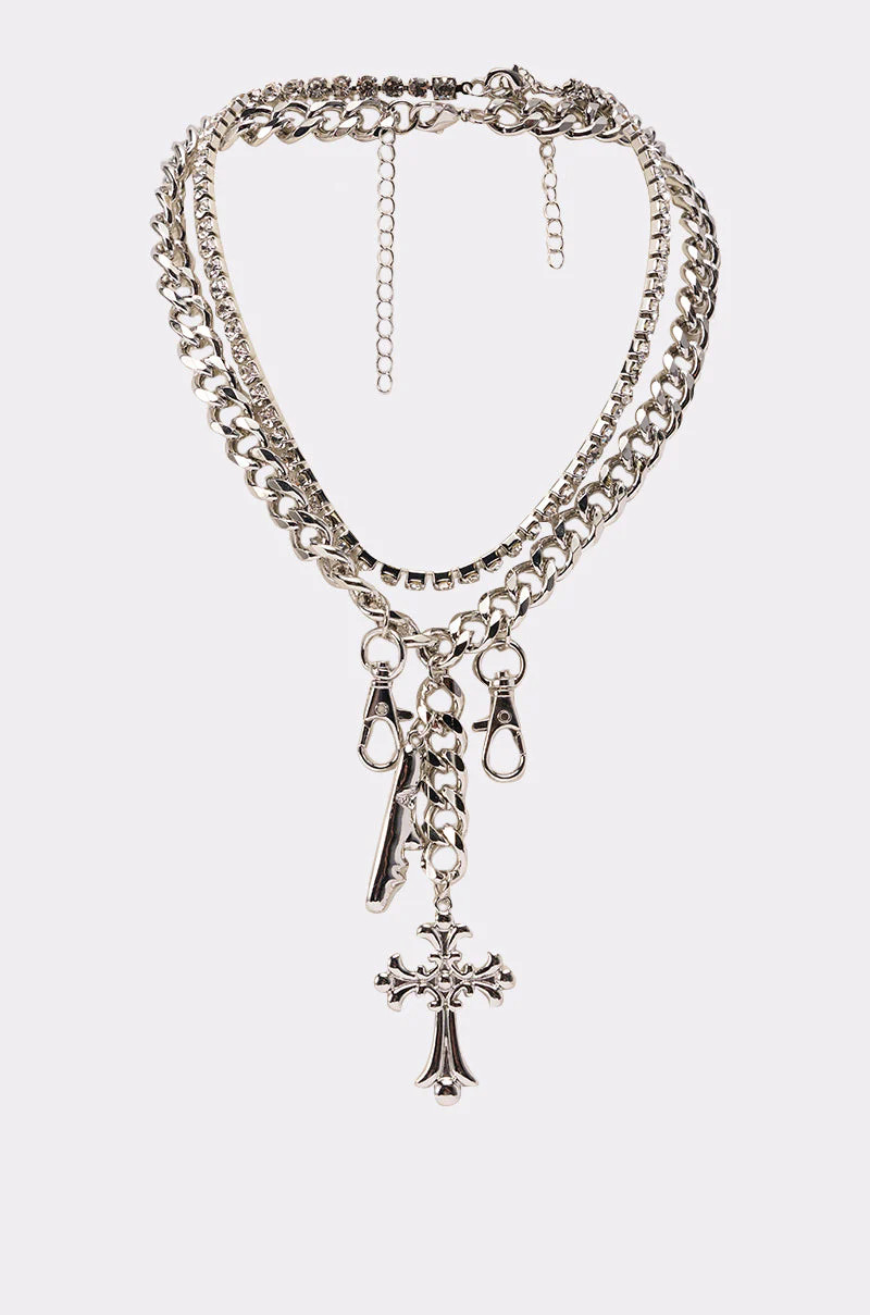 ALL I SEE IS CHROME NECKLACE | AKIRA