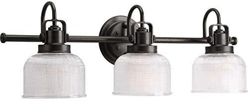 Progress Lighting Archie 3 Light Venetian Bronze Bowl Vanity Light, Up/downlighting, Dimmable | Amazon (US)