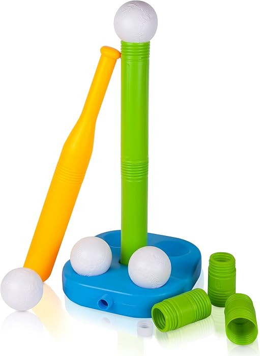 Liberry Tball Set for Toddlers with Adjustable Height Tee Ball Stand, Weighted Base and Kids Base... | Amazon (US)