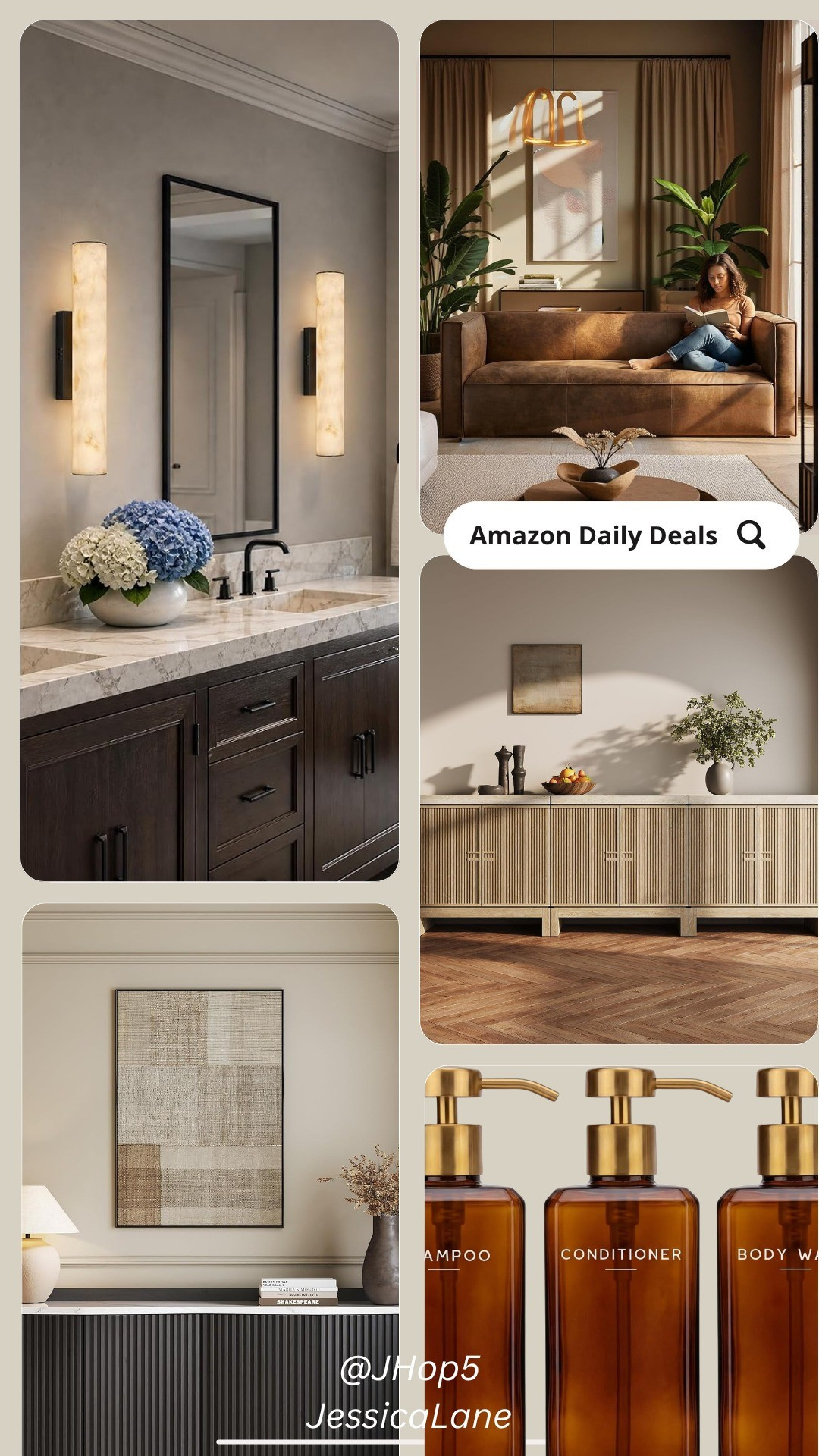 Today's top Amazon daily deals feature elevated organic modern furniture, lighting, and bathroom favorites. #amazonfinds #amazondeals #homedecor #amazonhome

#LTKSaleAlert #LTKHome