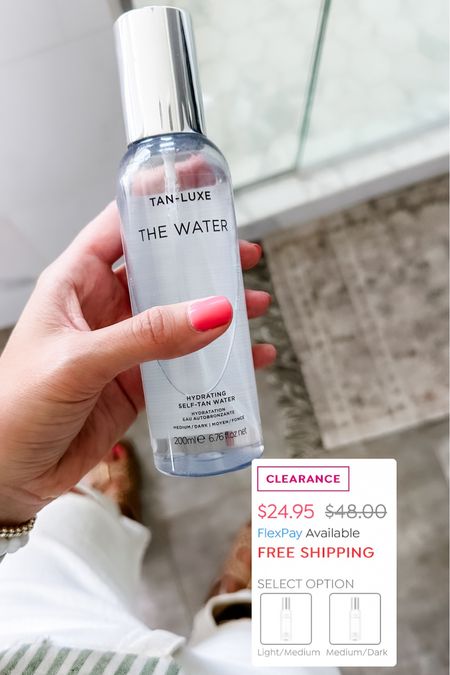My OG favorite sunless tanner is on clearance for $24.95 + free shipping!! Best price I’ve ever seen’

I get the medium / dark. You just spritz it on and blend in with a mitt. Doesn’t transfer to clothes or bedding and develops a pretty tan within a few hours!

#LTKBeauty #LTKFindsUnder50 #LTKSaleAlert